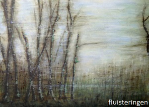 anita snik-broeken, olieverfschilderij, fluisteringen